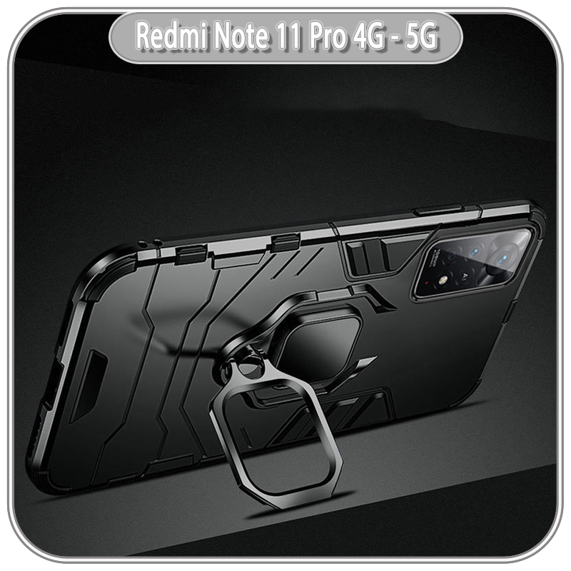 Ốp lưng cho Xiaomi Redmi Note 11 Pro 4G - 5G iRON MAN IRING Nhựa PC cứng viền dẻo chống sốc