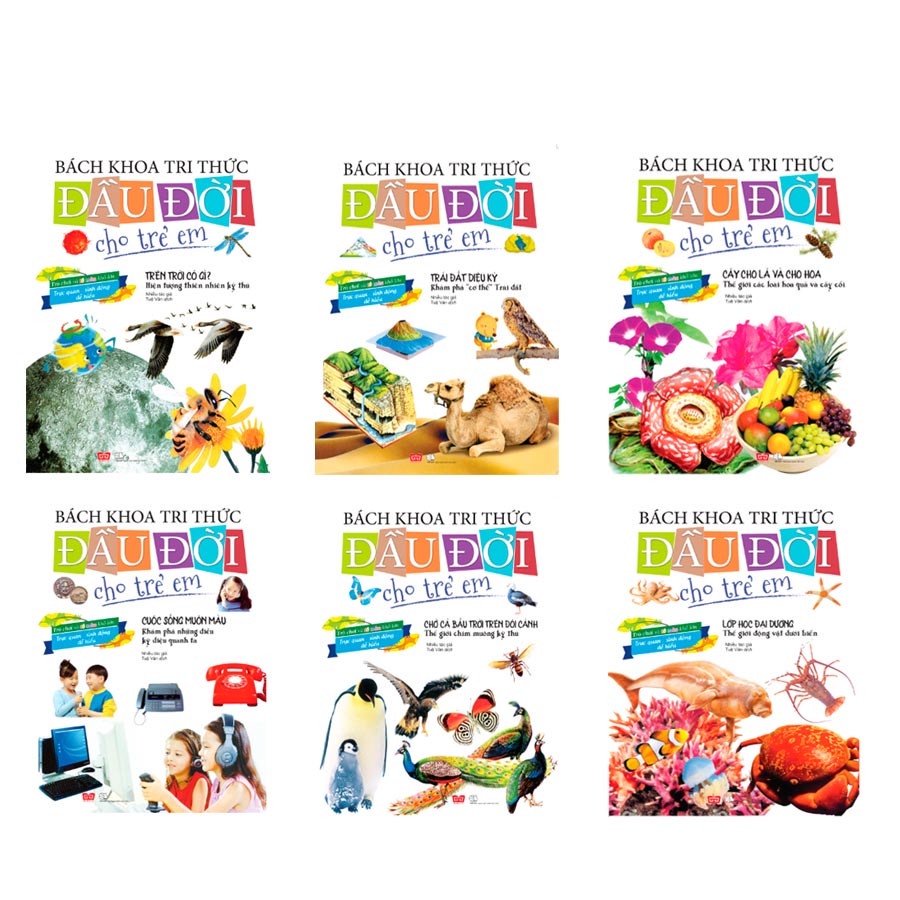 Sách Bách khoa tri thức đầu đời cho trẻ em - Bộ 9 cuốn