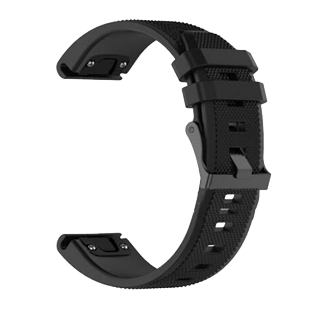 Soft Silicone Replacement Wristband Watch Band Bracelet Strap For Garmin Fenix 5X For Smart Watch 26mm Wrist Band Strap
