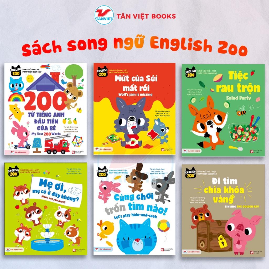 Bộ sách song ngữ English Zoo  - Bản Quyền