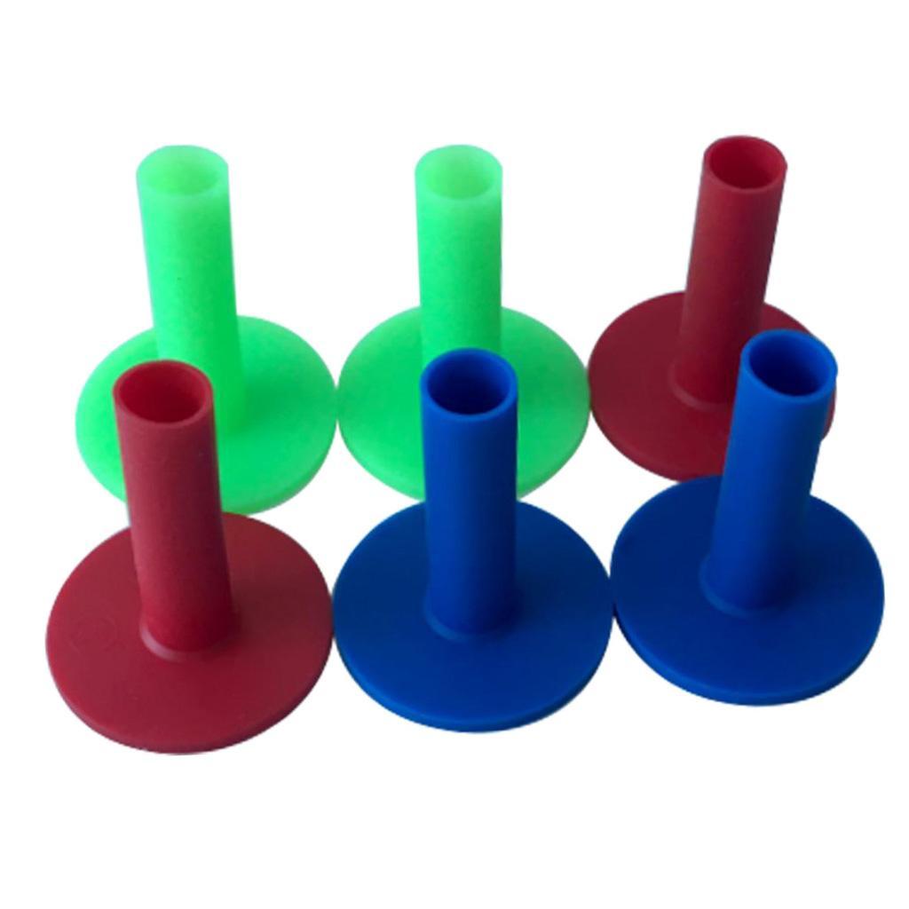 12pcs Rubber Golf Driving Range Tees Reusable Golf Ball Trainer Practice