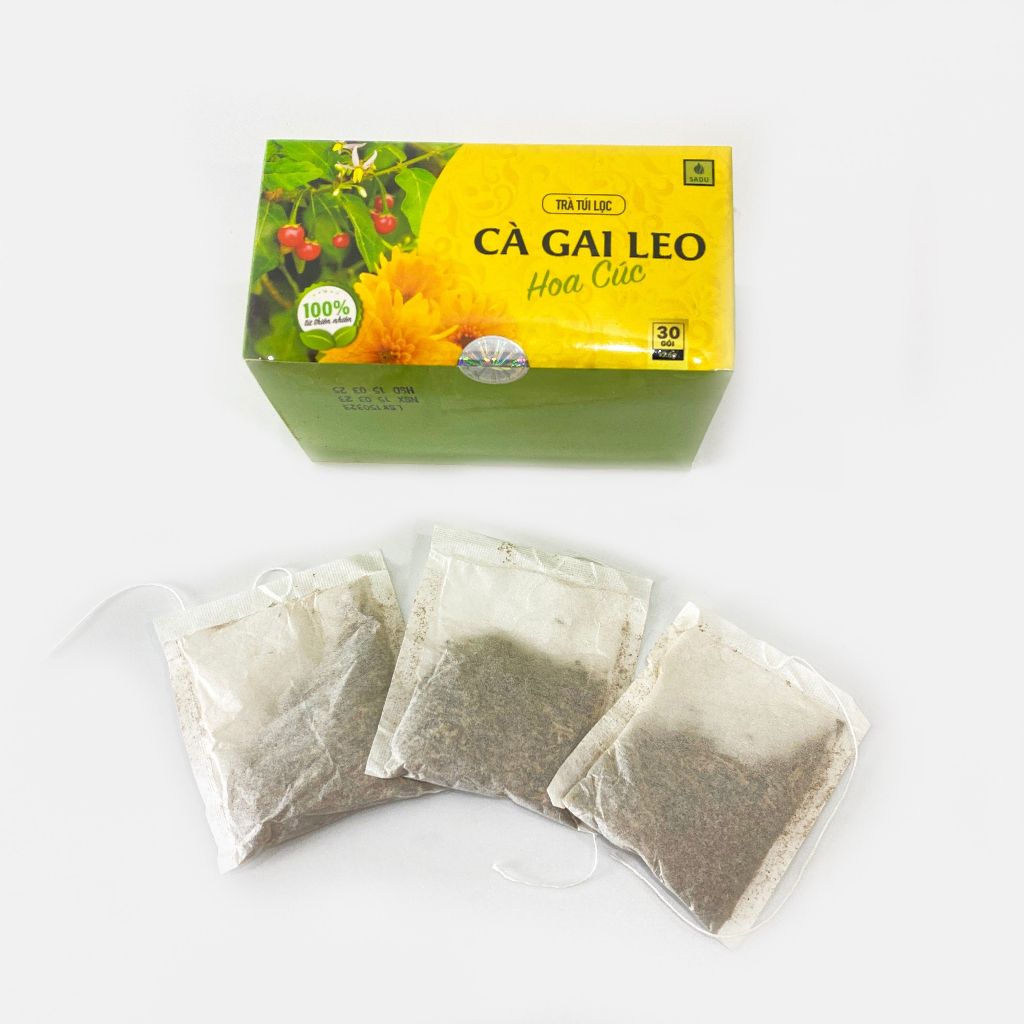 Hộp trà cà gai leo hoa cúc (75g)