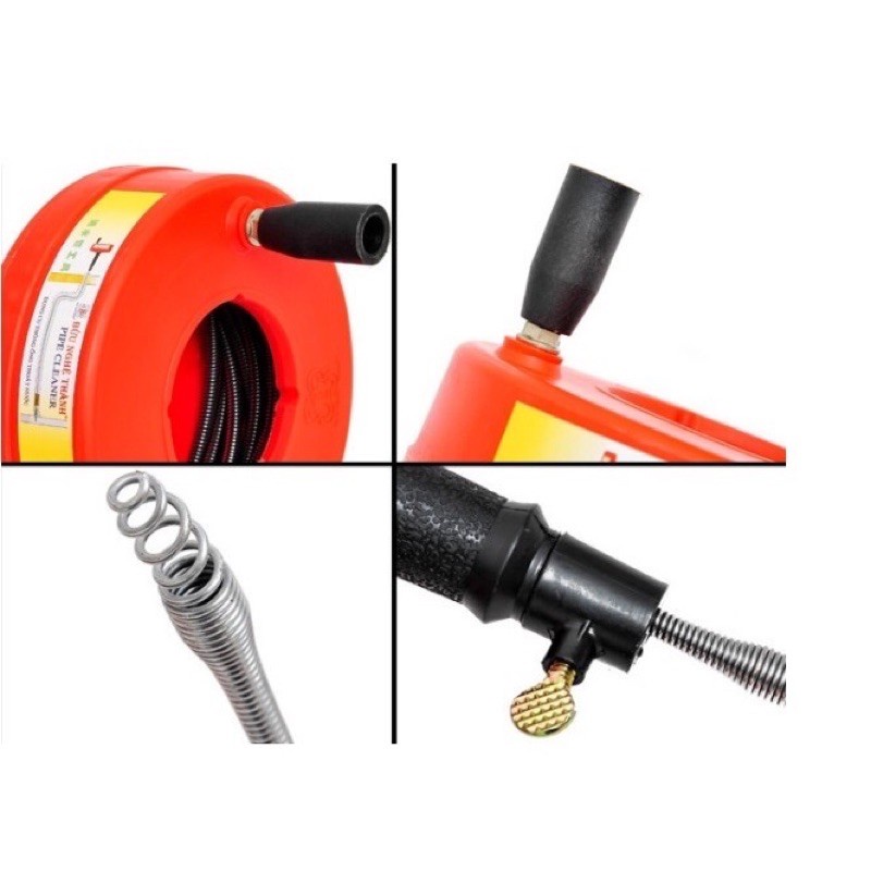 Dụng cụ thông ống cống 3 m Bửu Nghệ Thành DCTO-3M-TCN - CÓ TAY CẦM