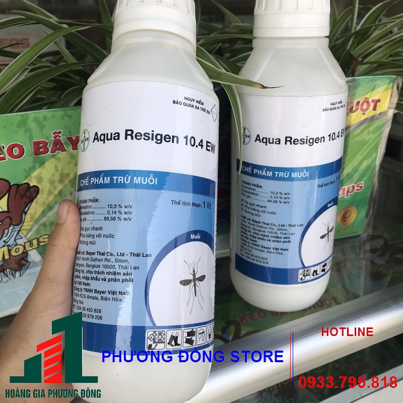 Thuốc diệt muỗi và côn trùng Aqua Resigen 10.4EW-1 lít