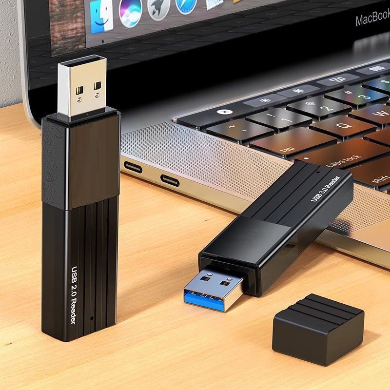 Đầu đọc thẻ nhớ SD, TF chân USB cao cấp USB2.0 / USB3.0 - hàng nhập khẩu