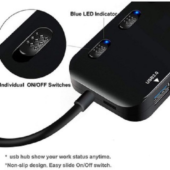 Bộ chia cổng USB 1 ra 4, USB 3.0, thiết bị chia cổng usb 3.0, hub 3.0