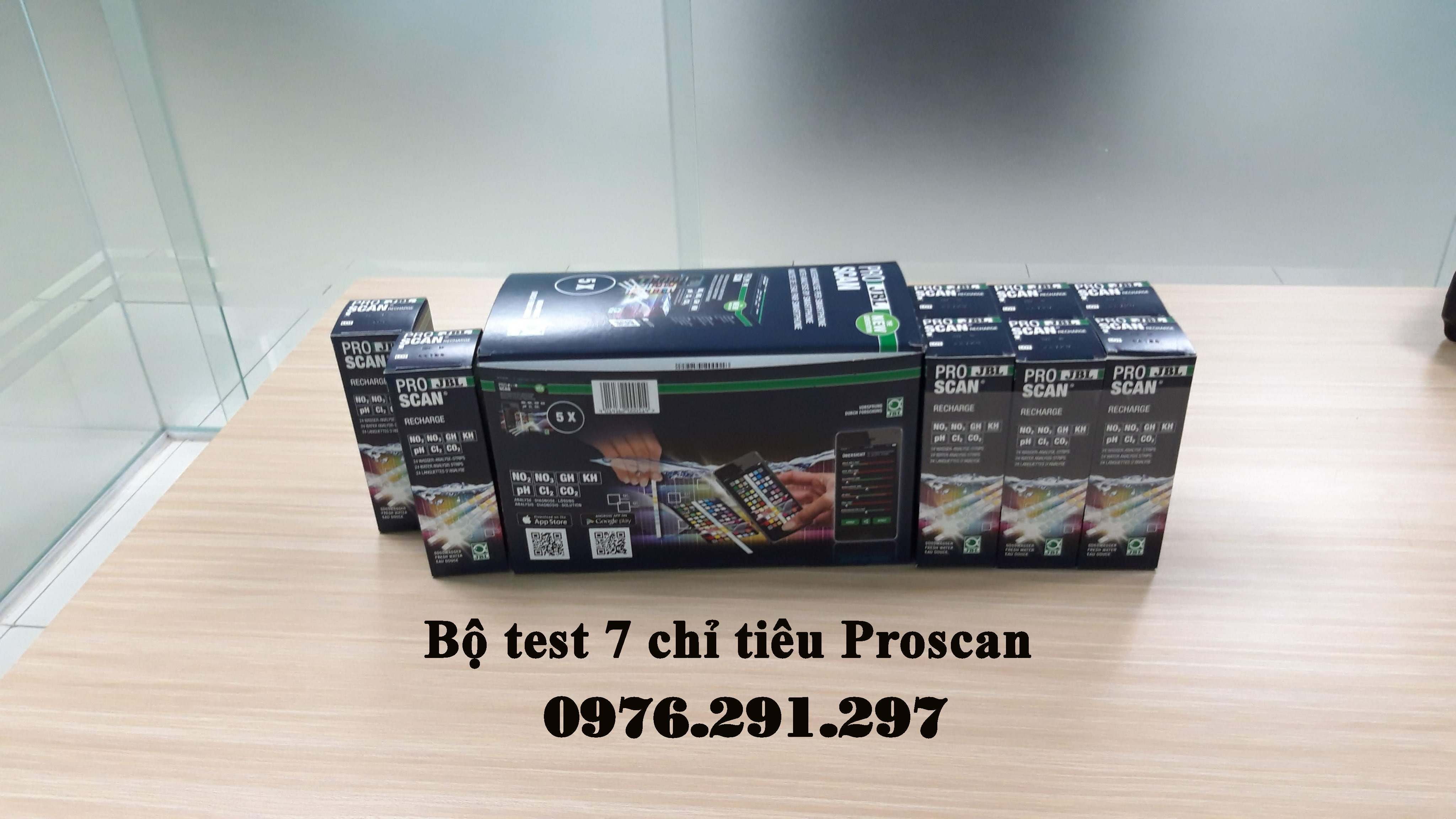 Bộ Test JBL Proscan 7 thông số - Bộ test nước thông minh Smart Phone dành cho Thủy Sinh