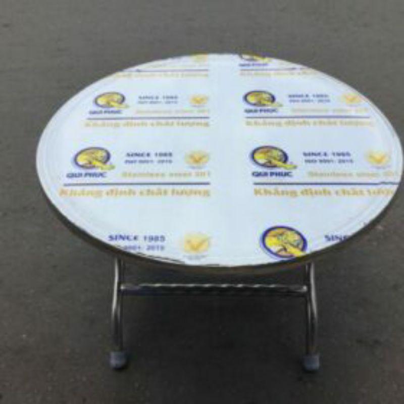 Bàn tròn INOX win cao cấp 80 cm