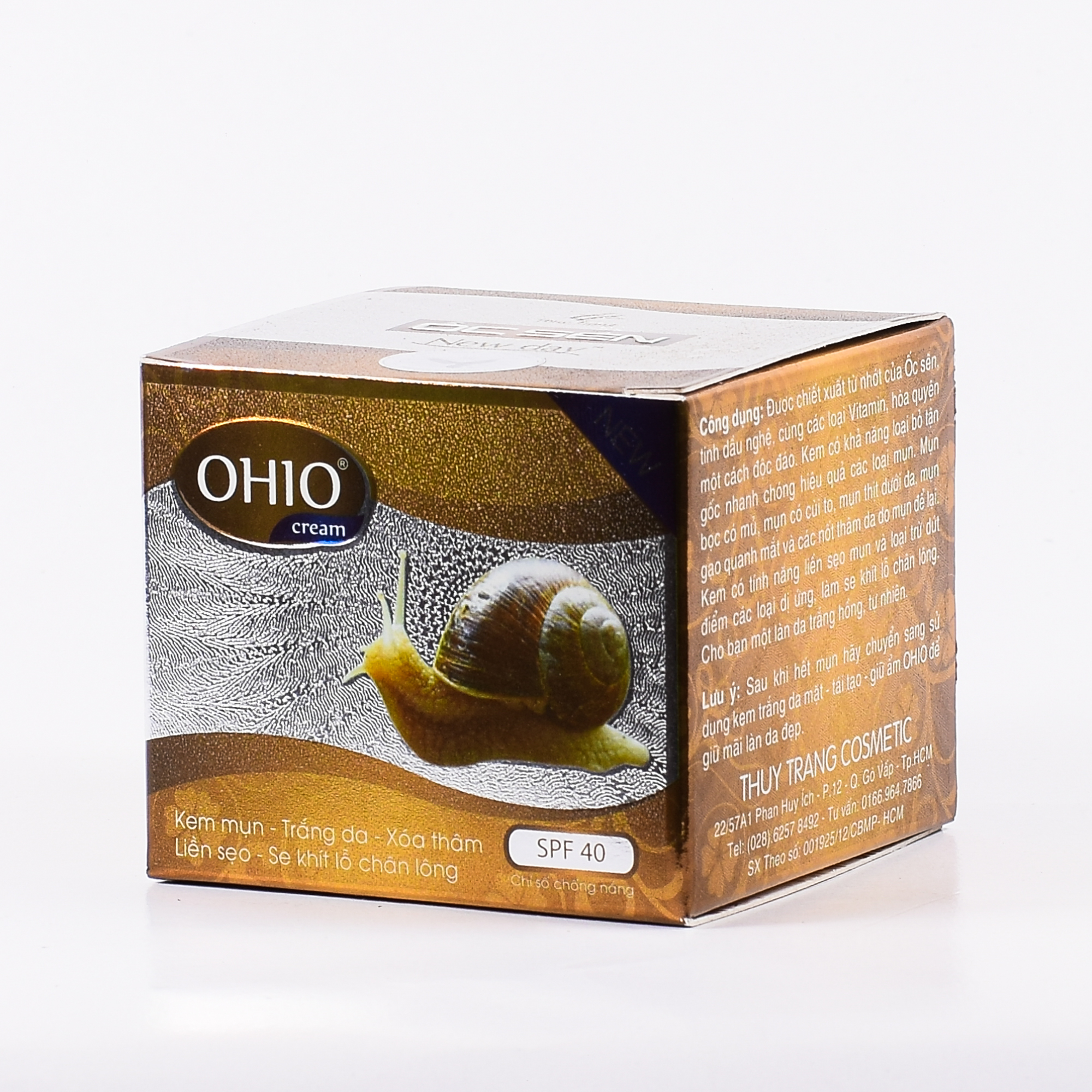 Kem Ngừa Mụn - Trắng Da - Xóa Thâm - Liền Sẹo - Se Khít Lỗ Chân Lông - OHIO (20g)