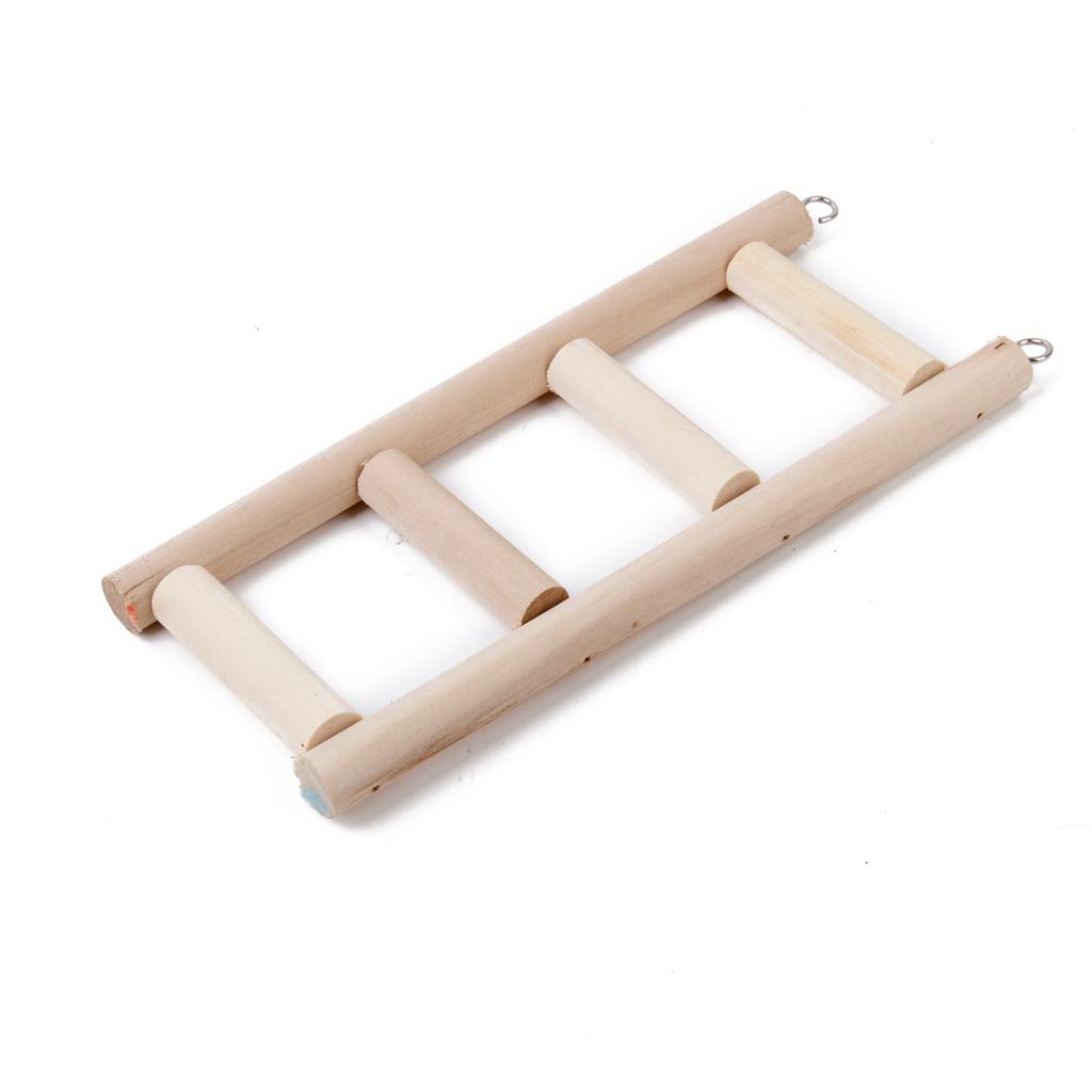 Wooden Mouse Rat Hamster Step Ladder Bridge Gerbil Pet Parrot Bird Rodent Canary