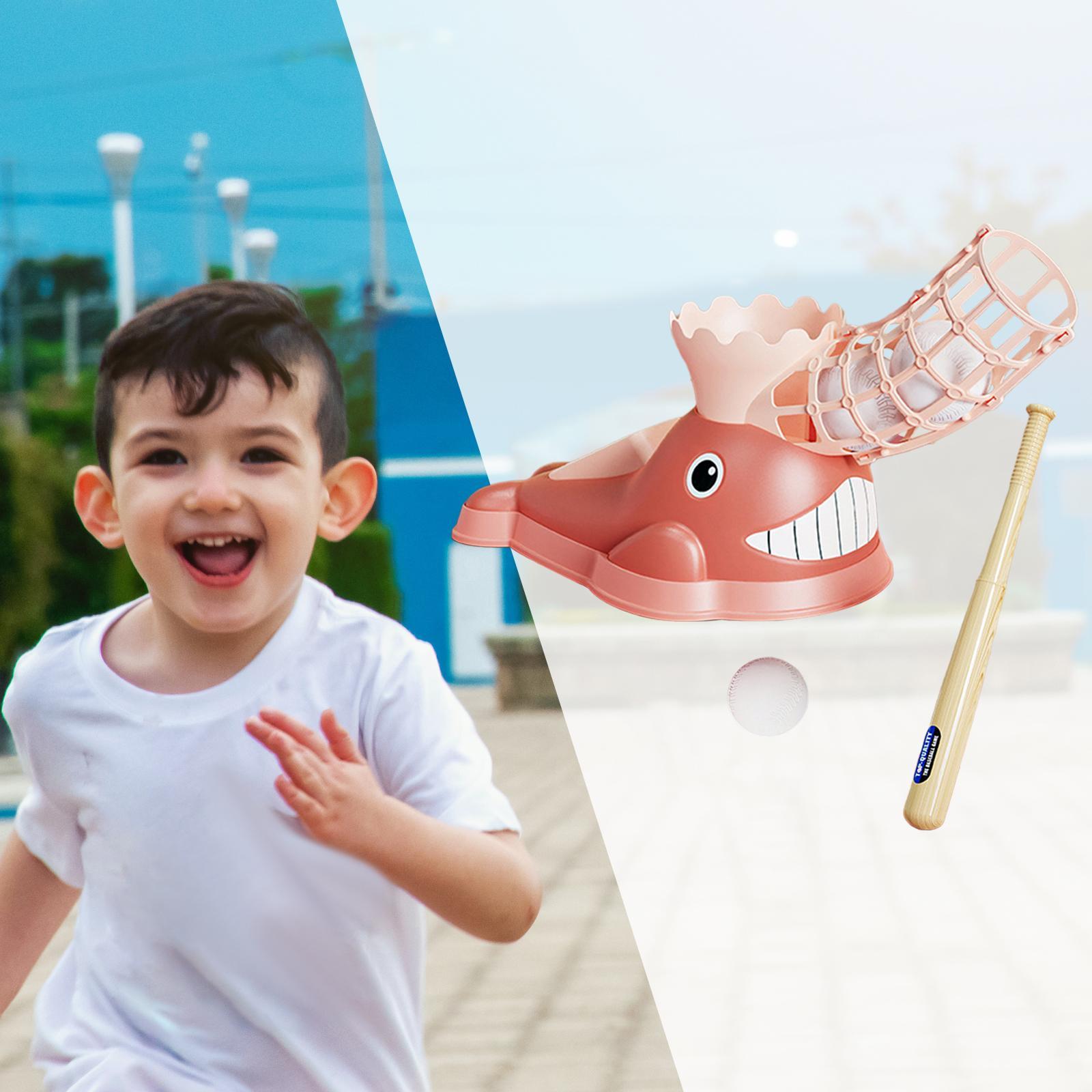 Cute  Baseball Launcher Toys for 4+ Kids Indoor Outdoor Sport Game