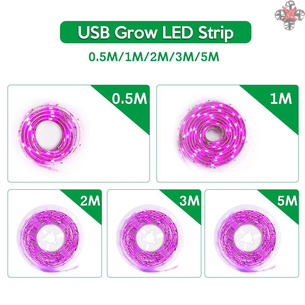 Cuộn Dây Đèn Led Trồng Cây Trong Nhà 5m 2835 Smd Dc5V