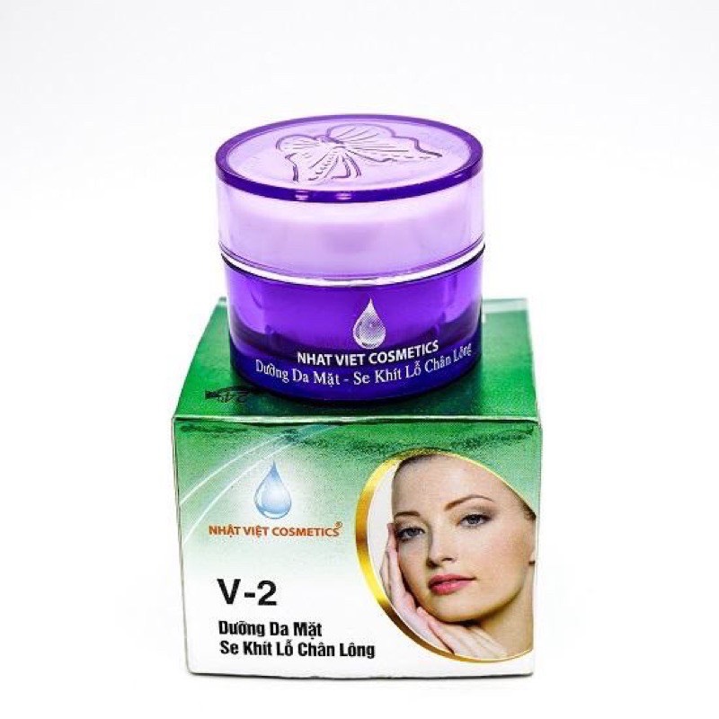 KEM NHẬT VIỆT COSMETICS NGỌC TRAI ĐEN_ SỮA ONG CHÚA _TRẮNG DA NGỪA NHĂN LÃO HÓA SE KHÍT LỖ CHÂN LÔNG. ( V2, 6G)