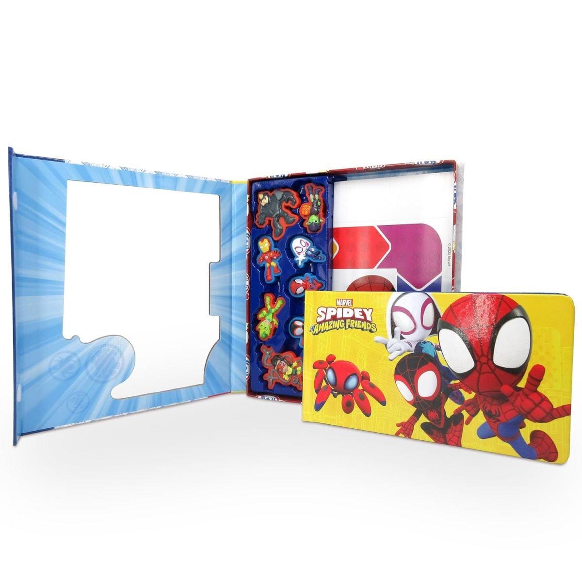 Sách Marvel Spidey &amp; Friends Stuck On Stories