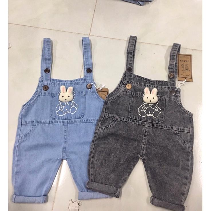 Yếm jeans mẫu mới 2022 cho bé trai gái từ 6-15kg