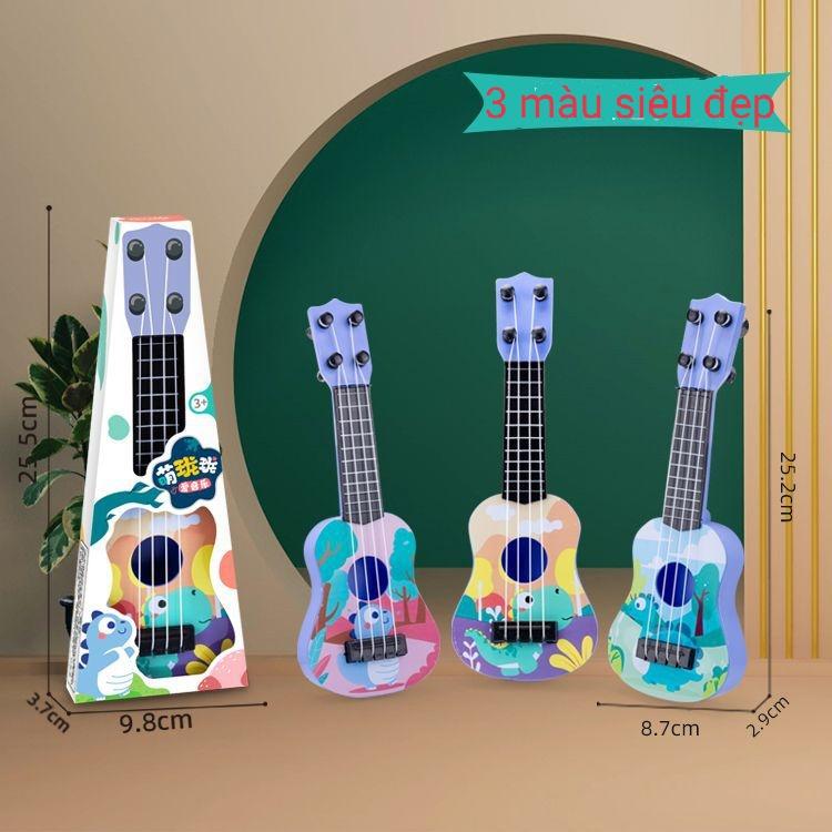 Đàn Ghita Ukelele mini đồ chơi dễ thương hoạt hình cho bé ĐÁNH ĐƯỢC NHƯ ĐÀN THẬT đồ chơi âm nhạc giáo dục sớm đồ trang trí chụp ảnh 3 size đàn phù hợp từng độ tuổi có hộp đẹp làm quà tặng BHI kids