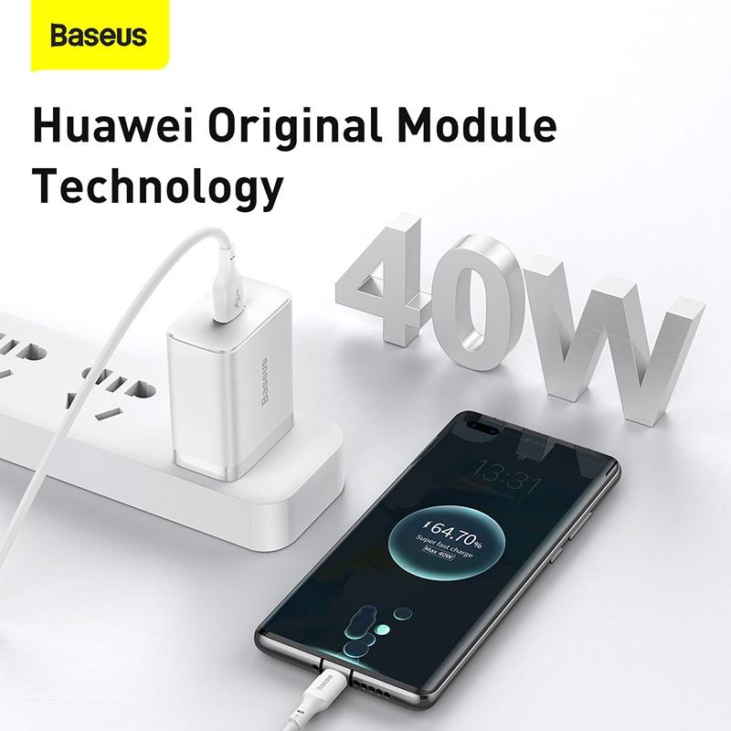 Bộ sạc nhanh 40W Baseus Super Fast Charger (Huawei Module) (Hàng chính hãng