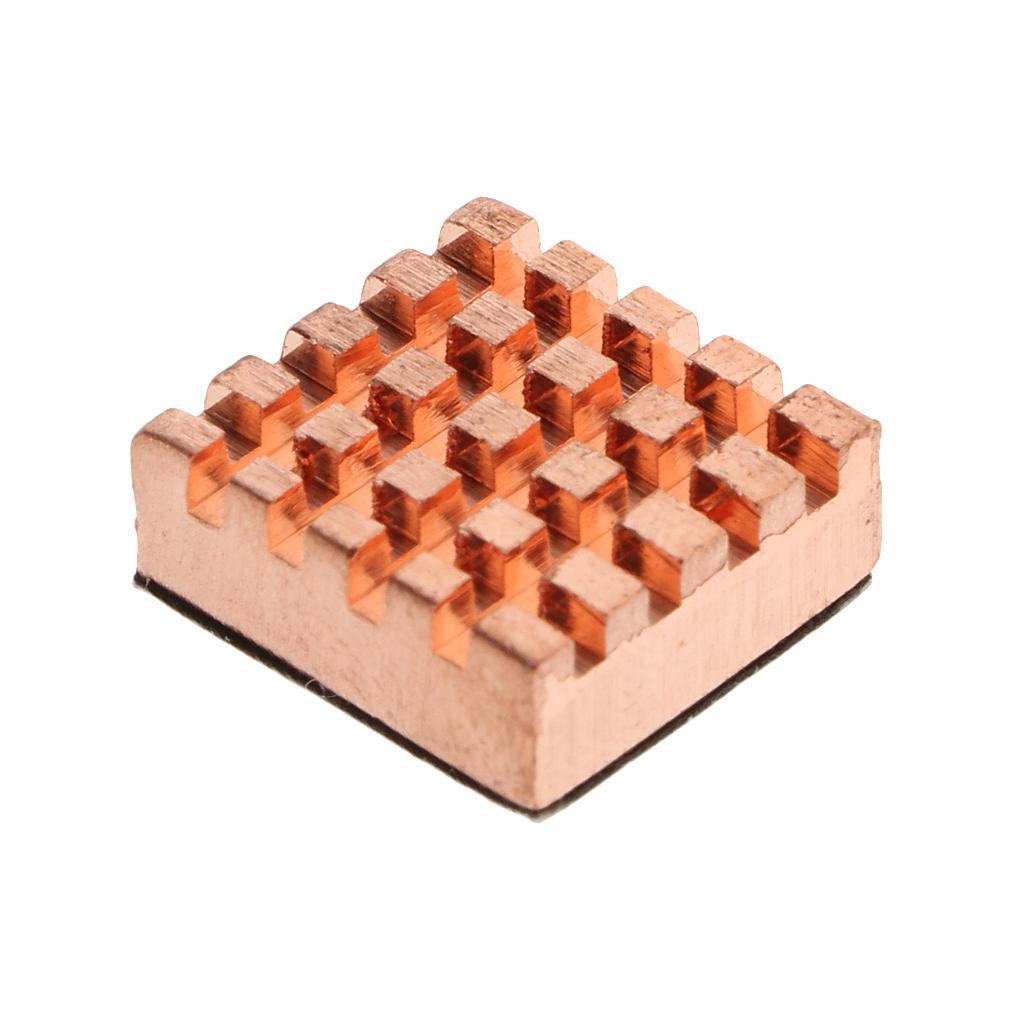 DIY Kits Copper Heat Sink Cooling Fin Heat Dissipation for Raspberry Pi 2