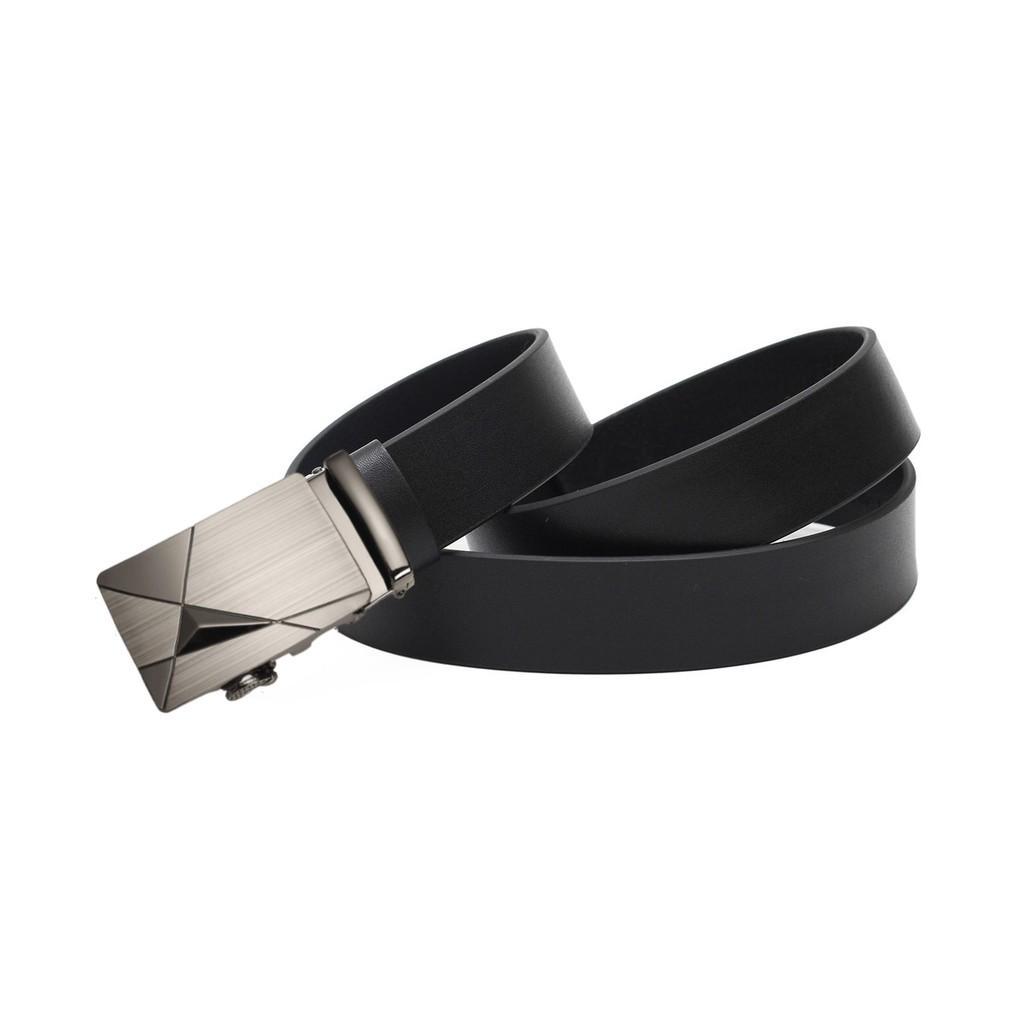 Thắt lưng nam da bò nguyên tấm 100% cao cấp, Dây da chính hãng Nhất Tính Leather NT114 bh 05 năm về da (Dây nịt da