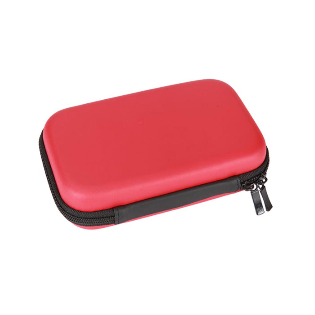 2Pieces EVA Small Bag, Portable EVA Hard Drive Travel Organizer Bag for Electronics Cables Adapter Earphone Accessories