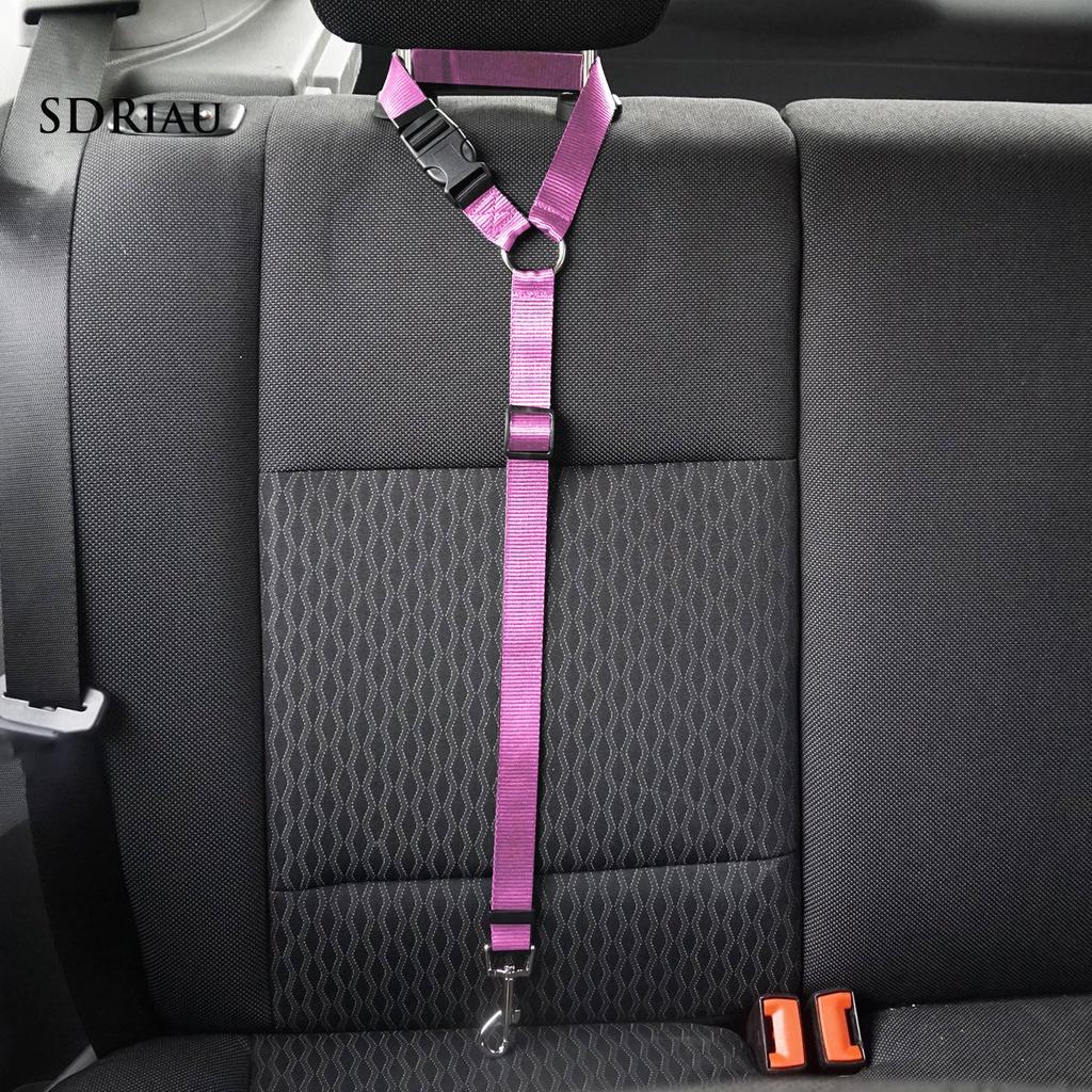 Dây Dắt Thú Cưng Đi Dạo Bằng Vải Nylon Tùy Chỉnh Tiện Dụng Cho Xe Hơi