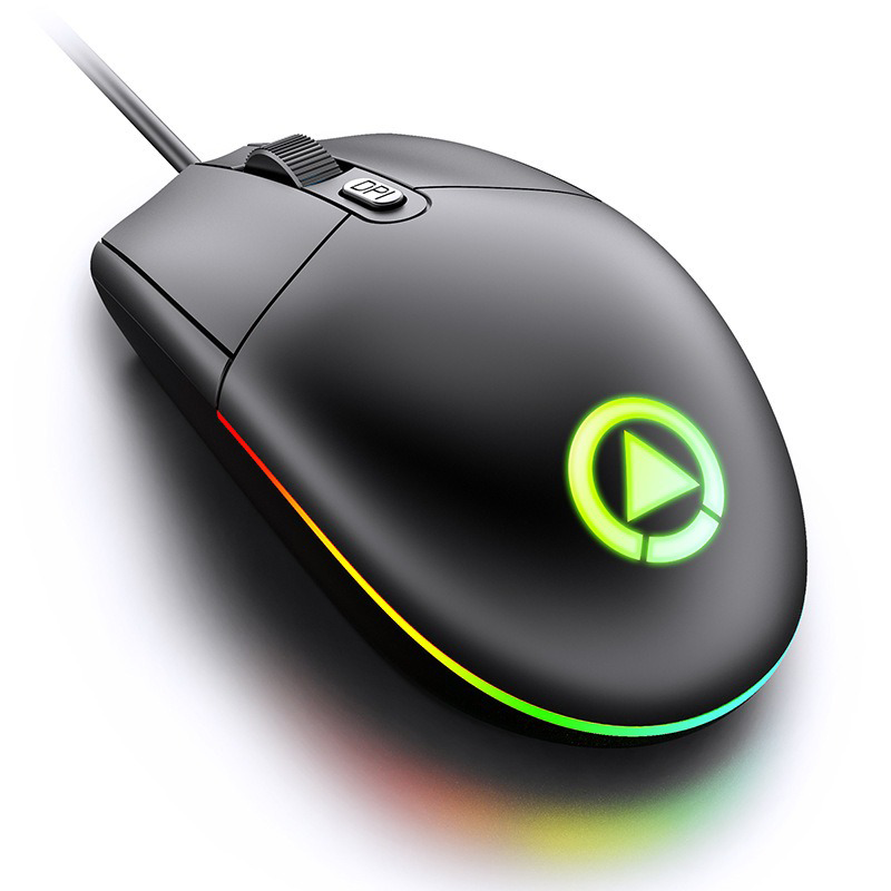 Chuột chơi game YINDIAO G3SE kết nối có dây cổng USB thiết kế công thái học chống mỏi tay có đèn led 7 màu - Hàng Chính Hãng