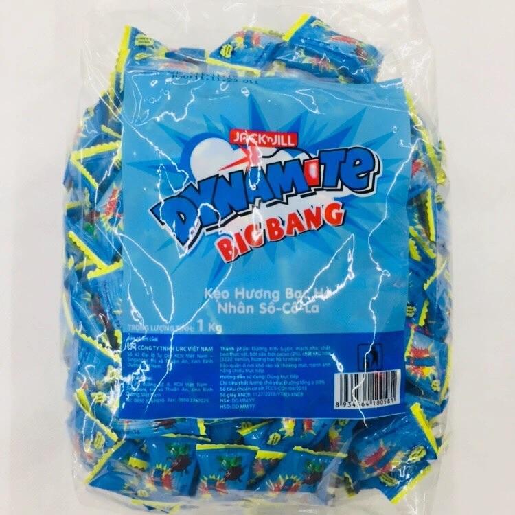 Kẹo Hương Bạc Hà Nhân Socola Dynamite Big Bang Gói 1kg-8934564100581