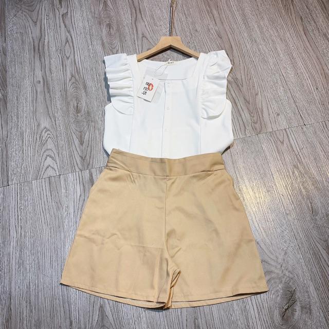 Áo Trắng Cổ Bèo