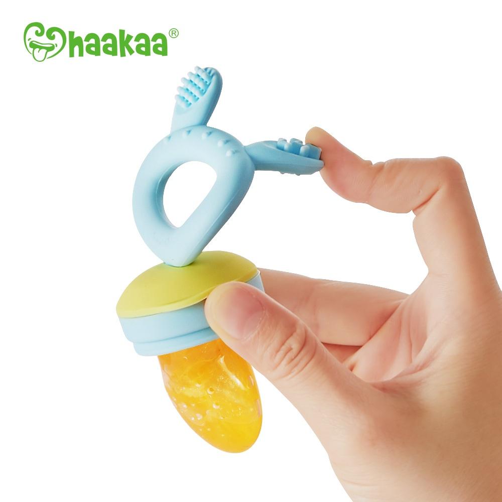 Túi nhai ăn dặm, chống hóc cho bé Haakaa. Chất liệu silicone cao cấp, an toàn. Không chứa BPA, PVC và phthalate