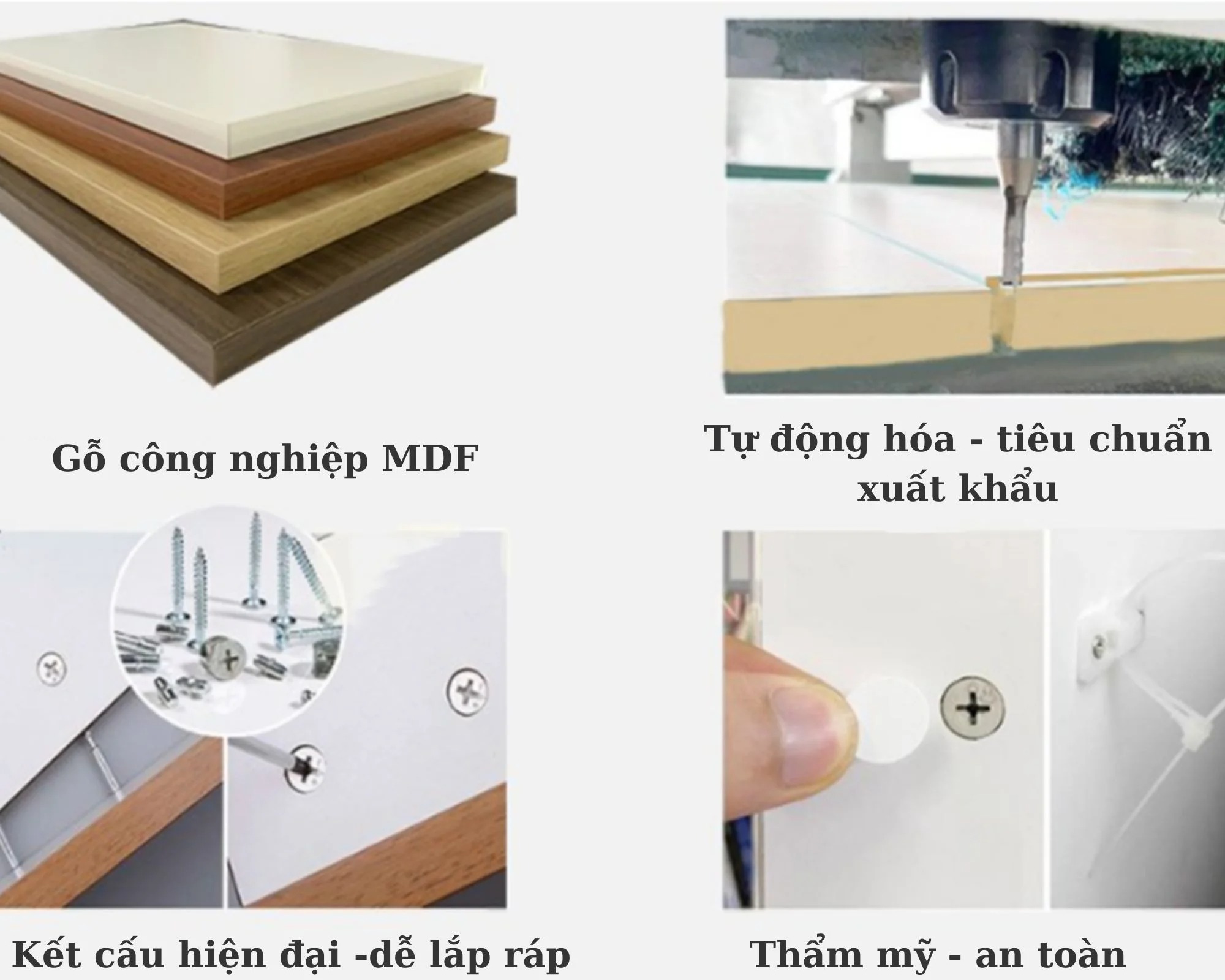 Kệ sách đa năng vân gỗ sồi MDF cao cấp