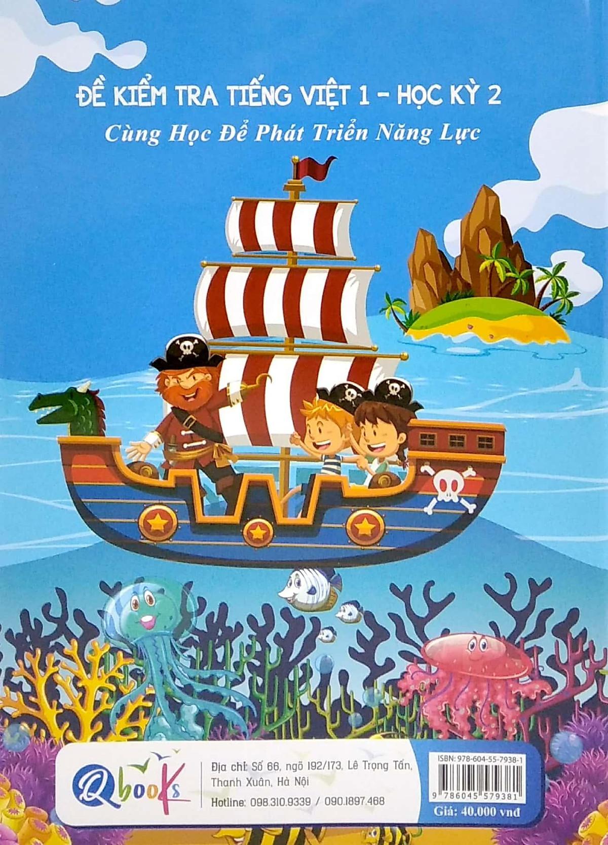 Đề Kiểm Tra Tiếng Việt Lớp 1 - Học Kì 2