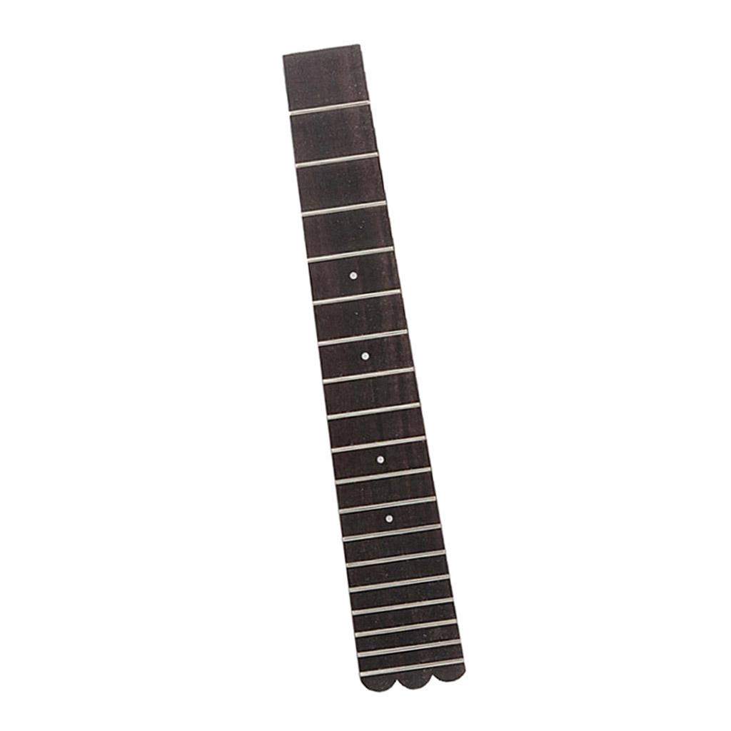 Baoblade 4 Dây Hawaii Đàn Guitar 18 Giải Tầng Fretboard Thay Thế Phần Trắng Điểm