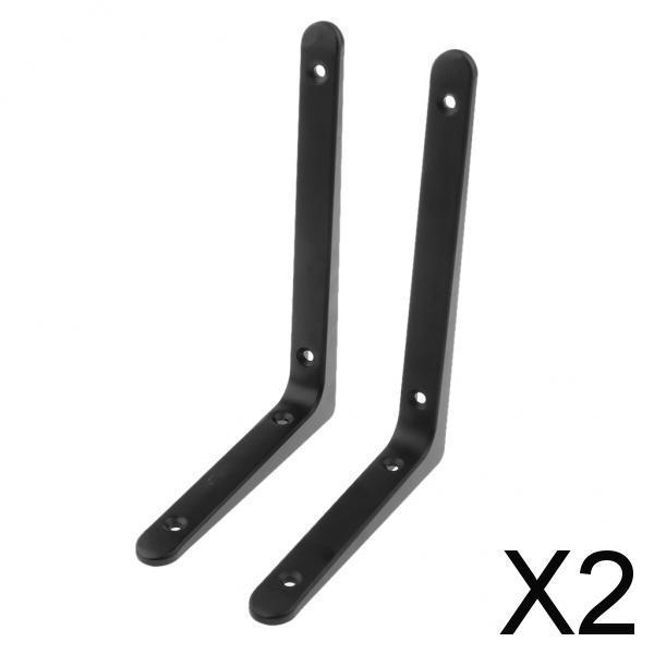 2X High-performance Shelf Bracket Wall Hanging L L-shaped Support 15x20cm