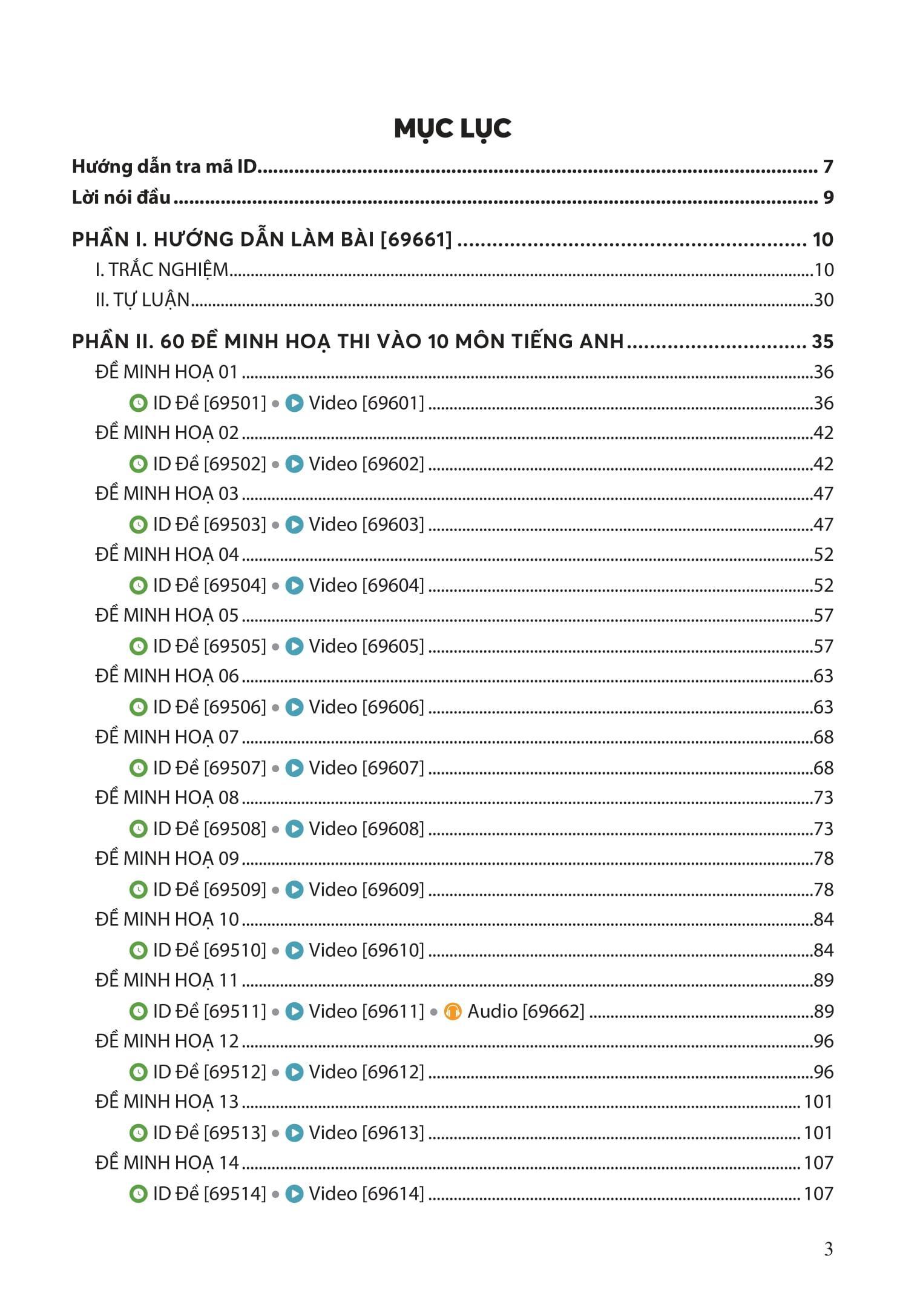 Sách - Sách Đề Minh Họa Thi Vào 10 Môn Toán, Văn, Anh 2026
