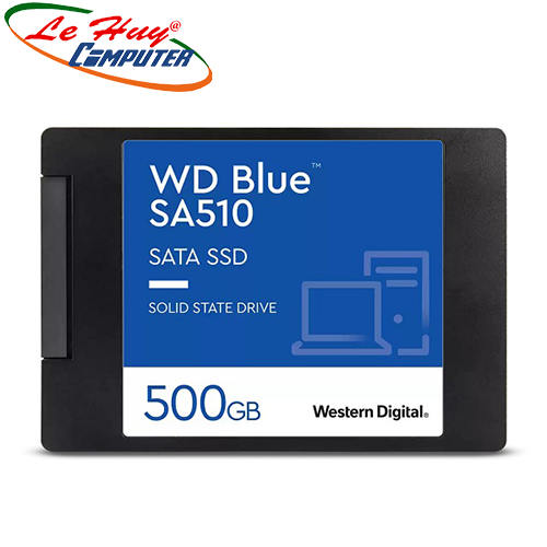 Ổ cứng SSD Western Digital Blue SA510 500GB 2.5Inch SATA III WDS500G3B0A - Hàng Chính Hãng