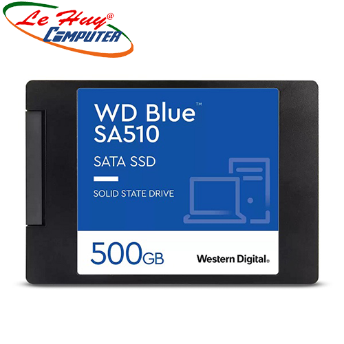 Ổ cứng SSD Western Digital Blue SA510 500GB 2.5Inch SATA III WDS500G3B0A - Hàng Chính Hãng