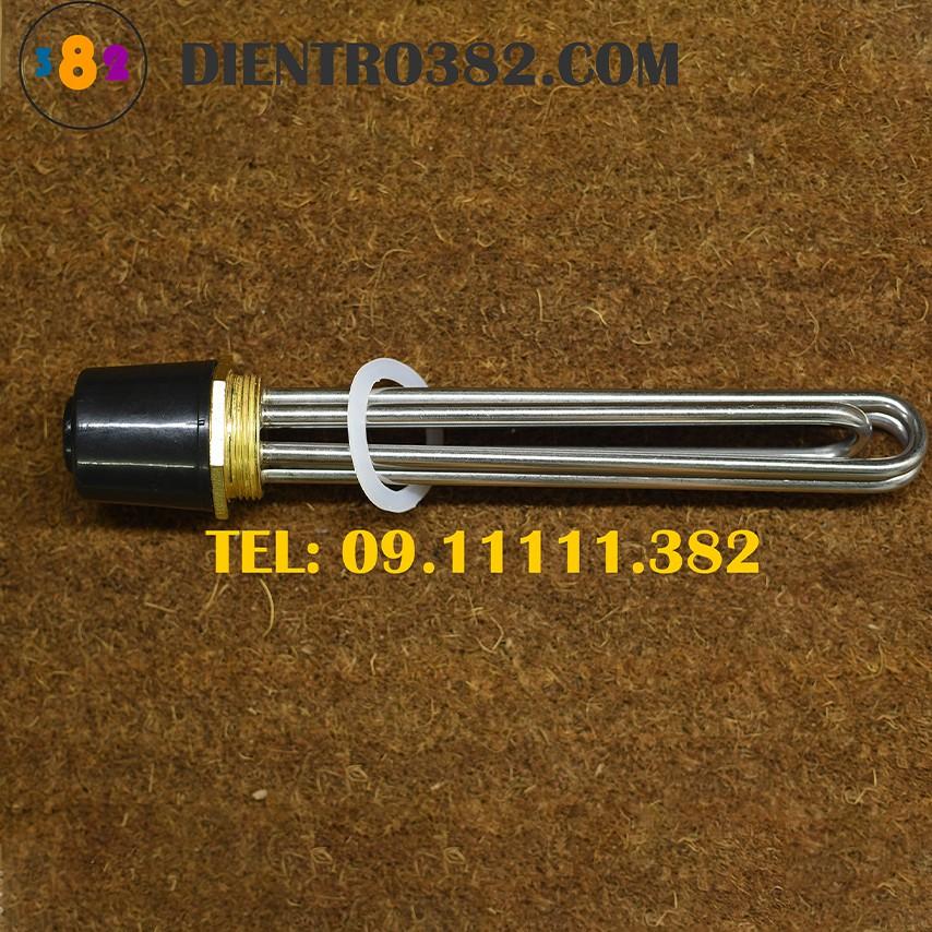 Điện trở củ ren đồng phi 48 sợi đốt inox 304 DN40