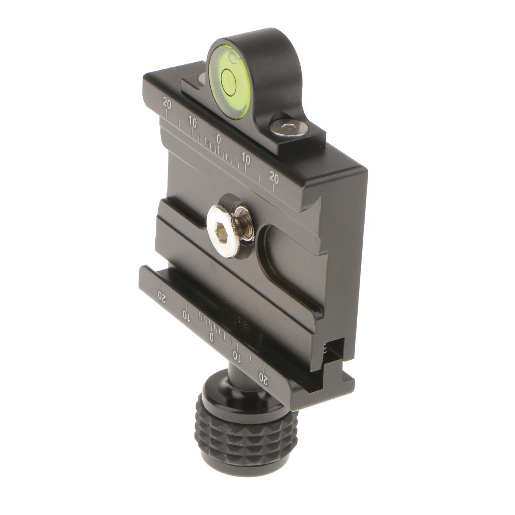 Camera QR Quick Release Plate 3/8'' 1/4'' Clamp Mount for Ball Head Tripod