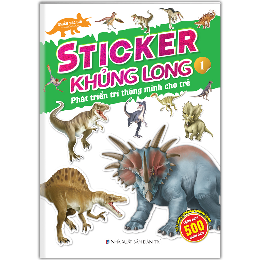 Sticker Khủng Long: Phát Triển Trí Thông Minh Cho Trẻ Tập 1