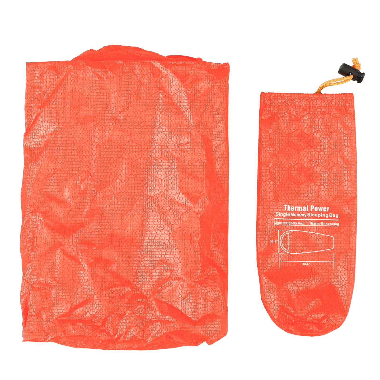 2 Person Emergency Sleeping Bag Lightweight Waterproof Thermal Emergency Blanket Survival Gear for Outdoor Adventure Camping Hiking Backpacking