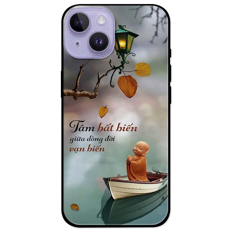 Ốp lưng dành cho Iphone 14 - Iphone 14 Plus - Iphone 14 Pro - Iphone 14 Pro Max - Tâm Chú Tiểu Thuyền