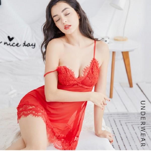 Váy ngủ sexy V330, đầm ngủ gợi cảm mong manh