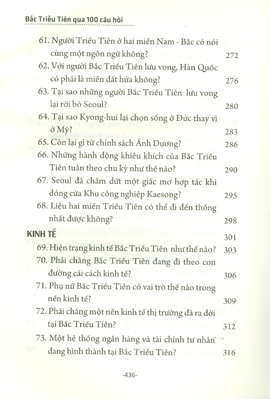 Bắc Triều Tiên Qua 100 Câu Hỏi (Sách Tham Khảo)