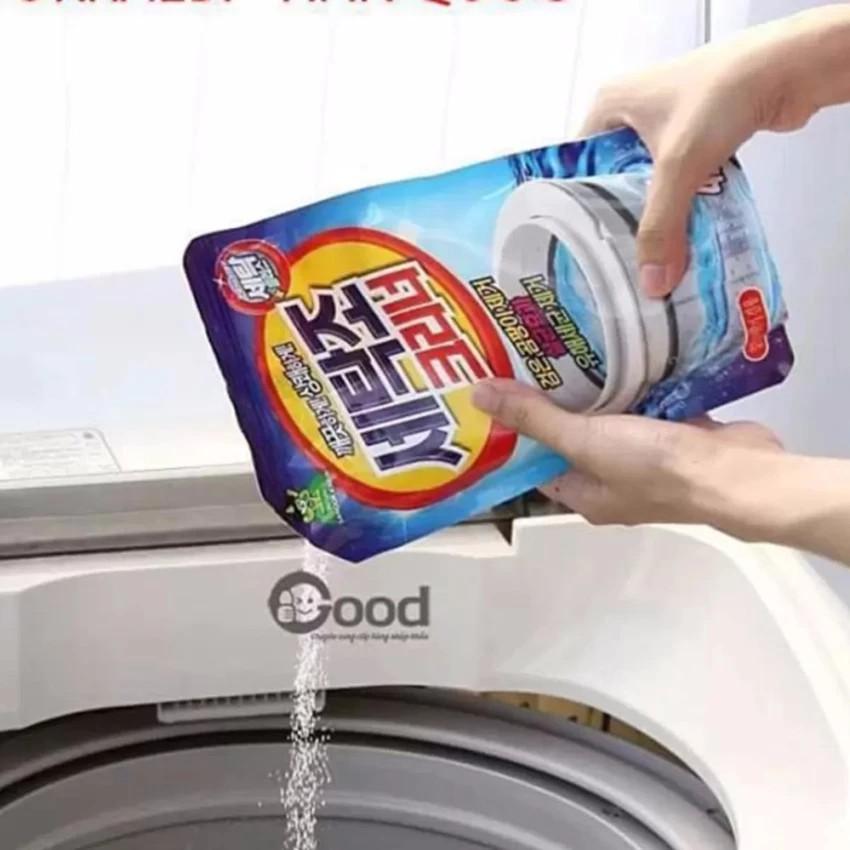 Gói bột tẩy vệ sinh lồng máy giặt 450g giúp máy giặt sạch sẽ hơn