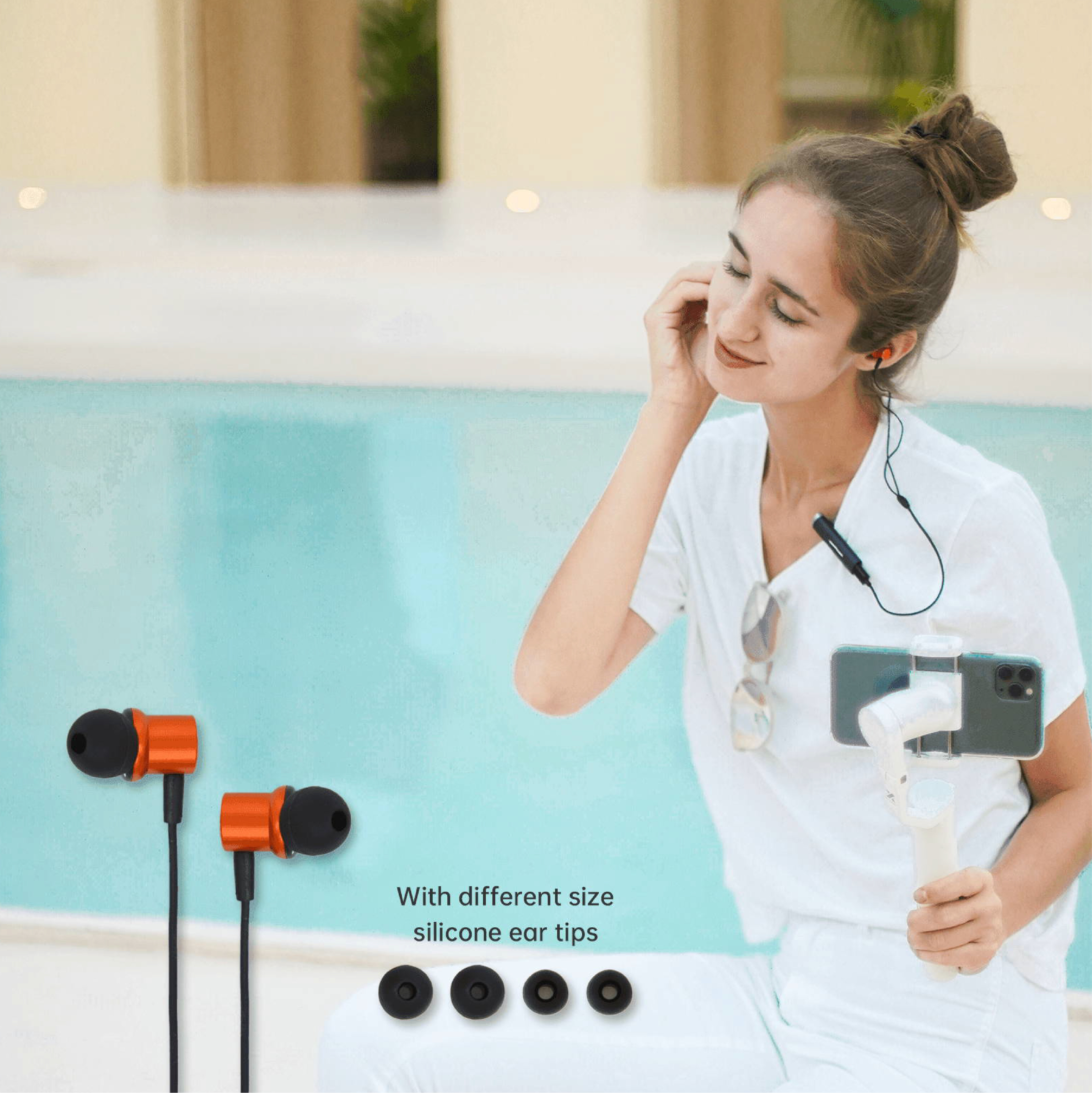 Gimbal Tay cầm chống rung tích hợp micro không dây cho smartphone cao cấp Hohem ISteady X Vlogger Kit - Hàng nhập khẩu