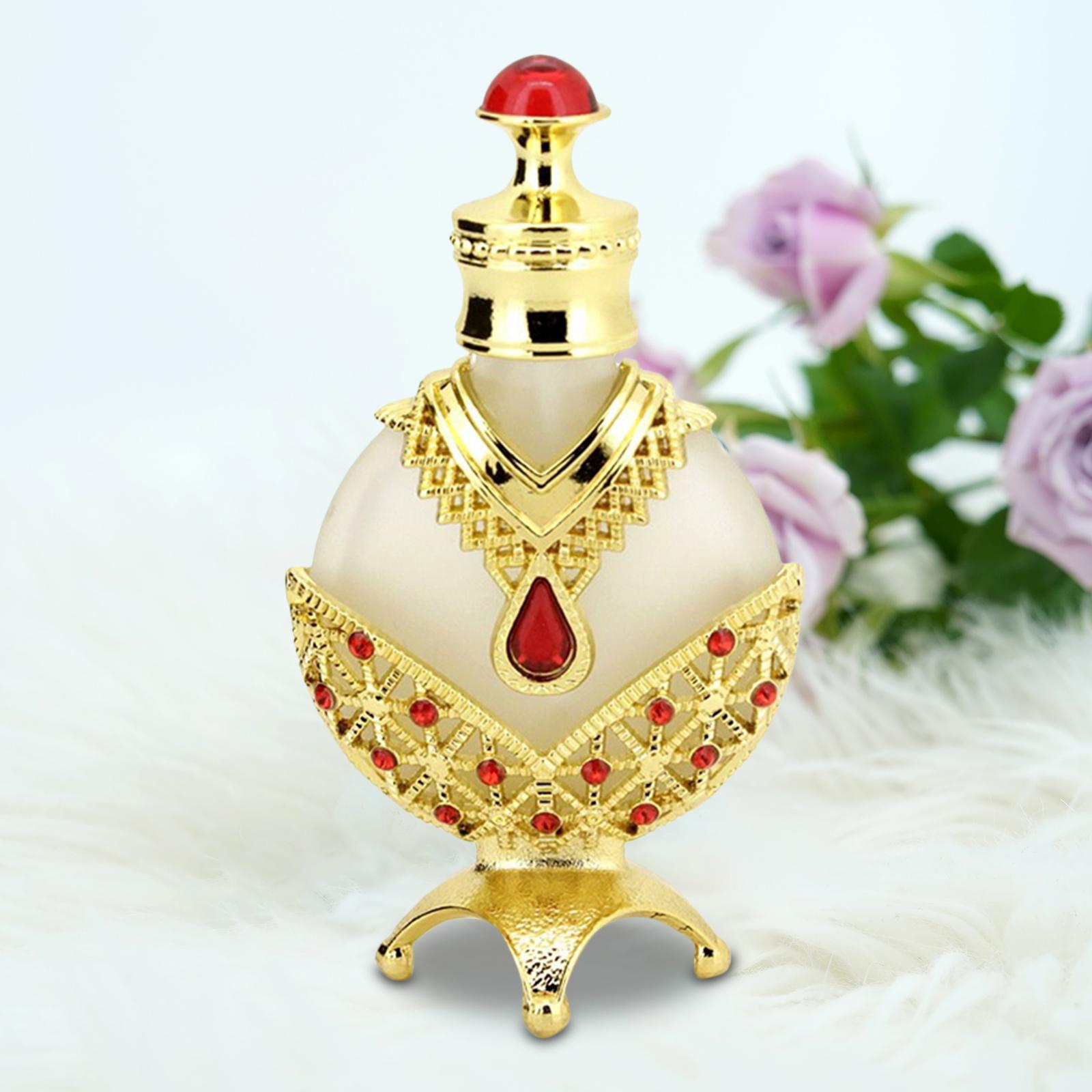 Empty Essential Oil Bottle Glass Perfume Bottle Refillable Container Holder