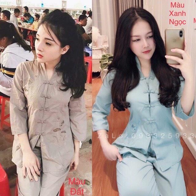 ĐỒ LAM ĐI CHÙA # Sẩm Tàu Vải Kate Mịn