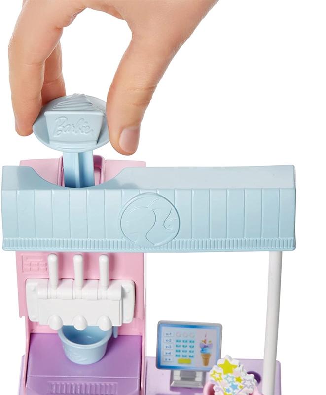 Đồ Chơi Quầy Kem Mát Lạnh Barbie Ice Cream Shop - Barbie HCN46