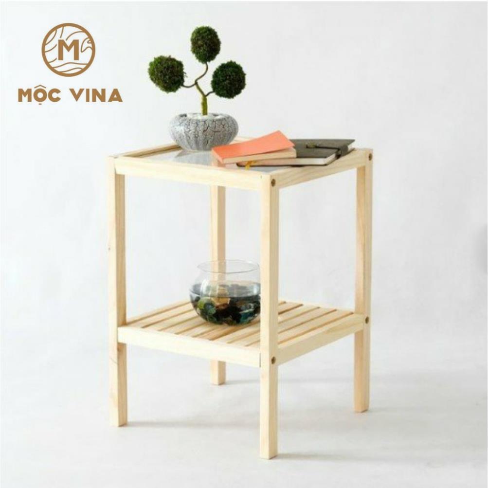 Tủ Đầu Giường Kệ Đầu Giường Mặt Kính Phong Cách Hàn Quốc Mộc Vina