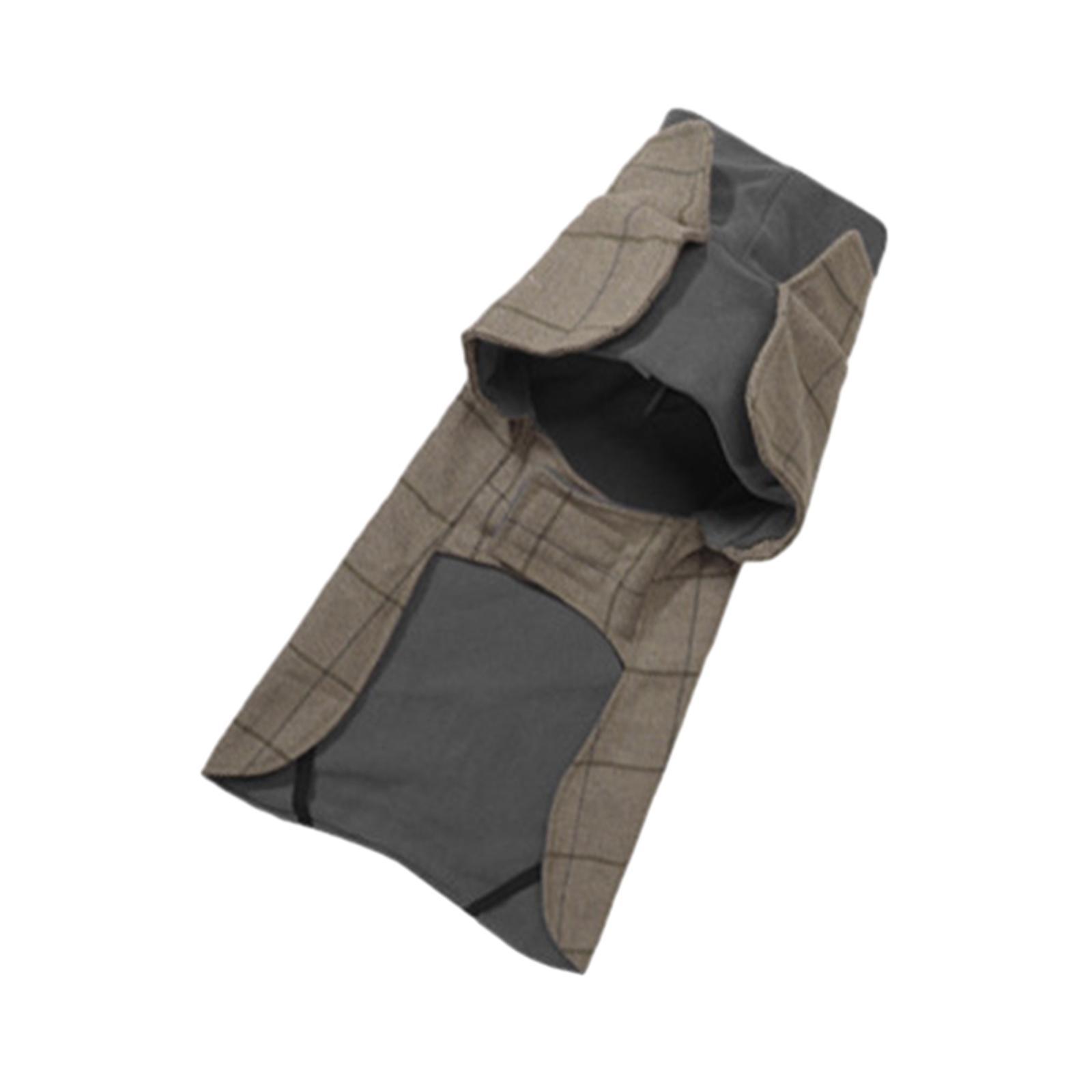 Stylish Dog Coat Warm Dog Jackets for Medium Large Dogs with Harness Hole Winter Apparel Suit for Park Walking Traveling Outdoor